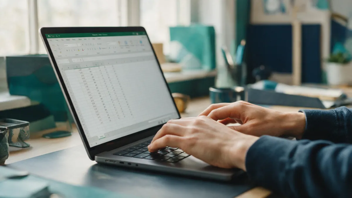 Man tracking expenses to maintain a zero-based budget.