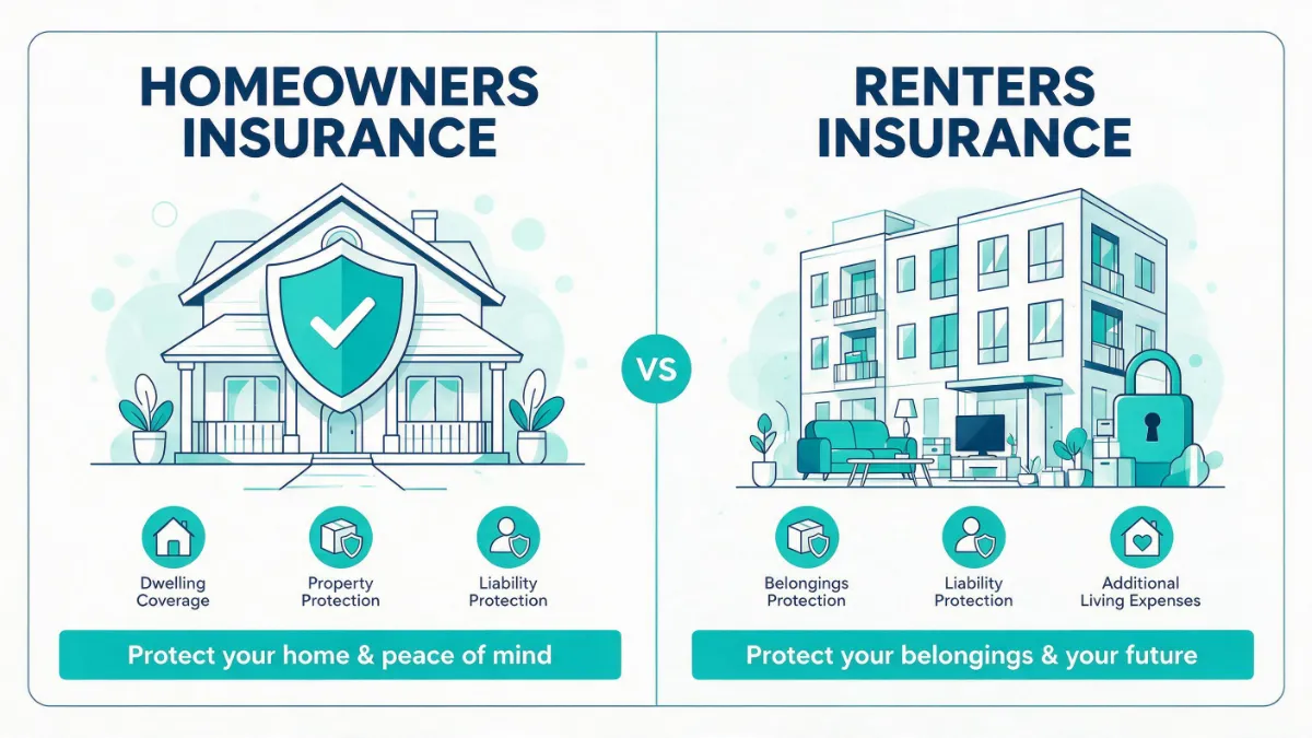 Homeowners Insurance vs. Renters Insurance: Policies, Coverage & Costs Explained