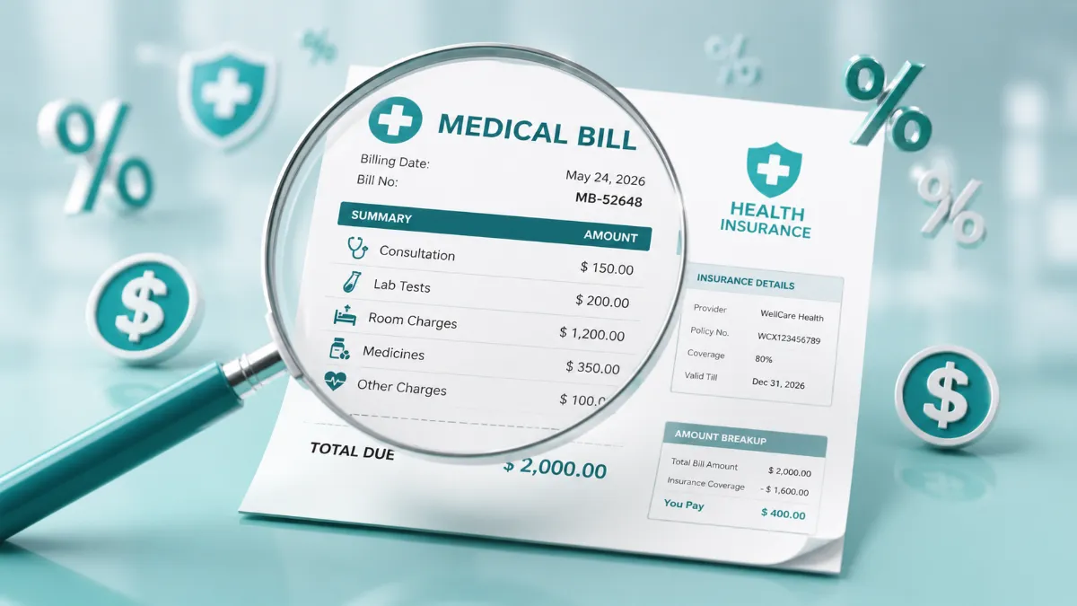 Medical-Bill Analyzing the costs, premiums, and deductibles for 2026 Medicare Part B and Part D coverage.