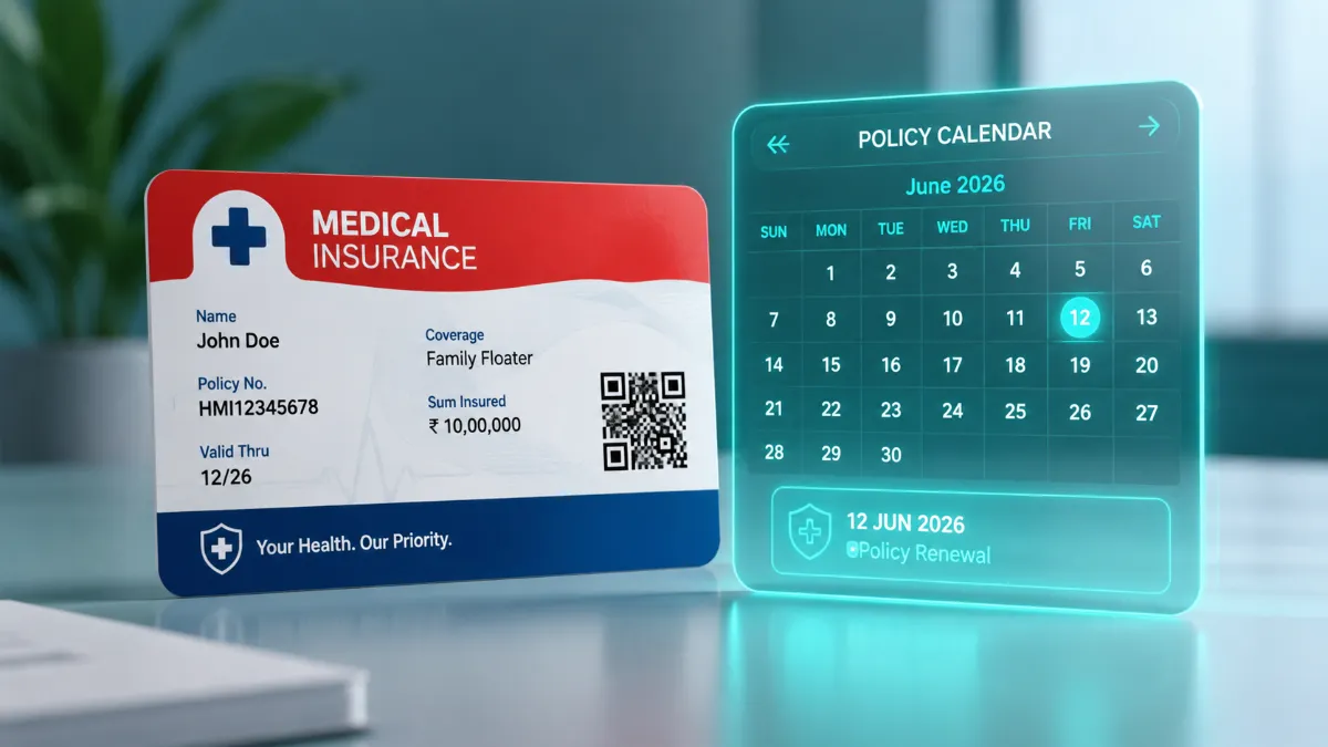 Policy-Calander A 3D illustration of a Medicare card and a calendar highlighting the Annual Election Period.