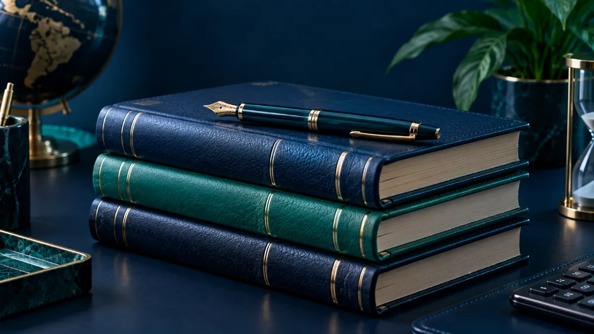 Financial-Books Financial ledgers representing current IRS rules and the excise tax penalty.