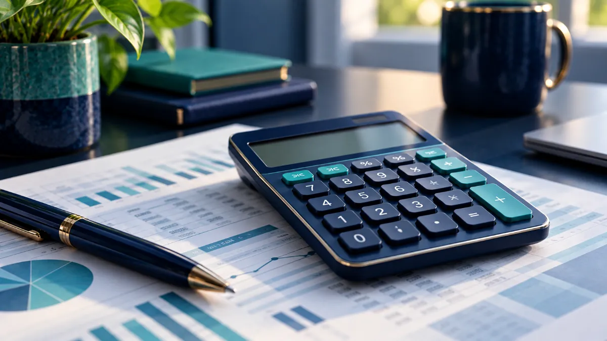 Metalic-Calculator Calculating a holiday debt payoff plan with an amortization schedule.