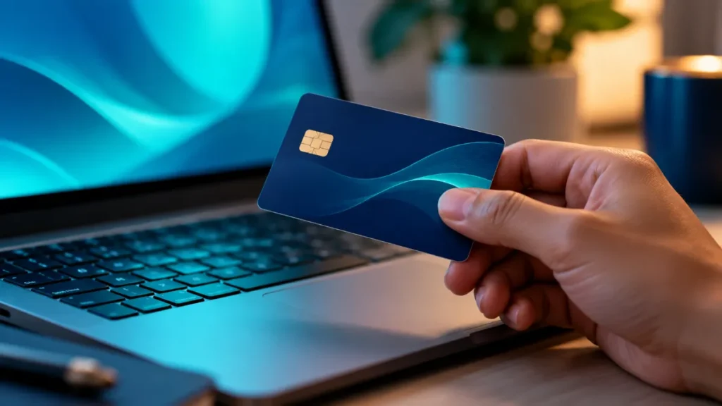 Online shopper evaluating BNPL payment options for Black Friday.