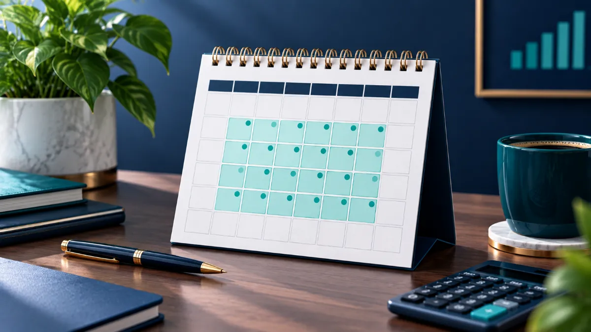 Sale-Calander 30-day wash sale window calendar indicating capital loss carryover periods.