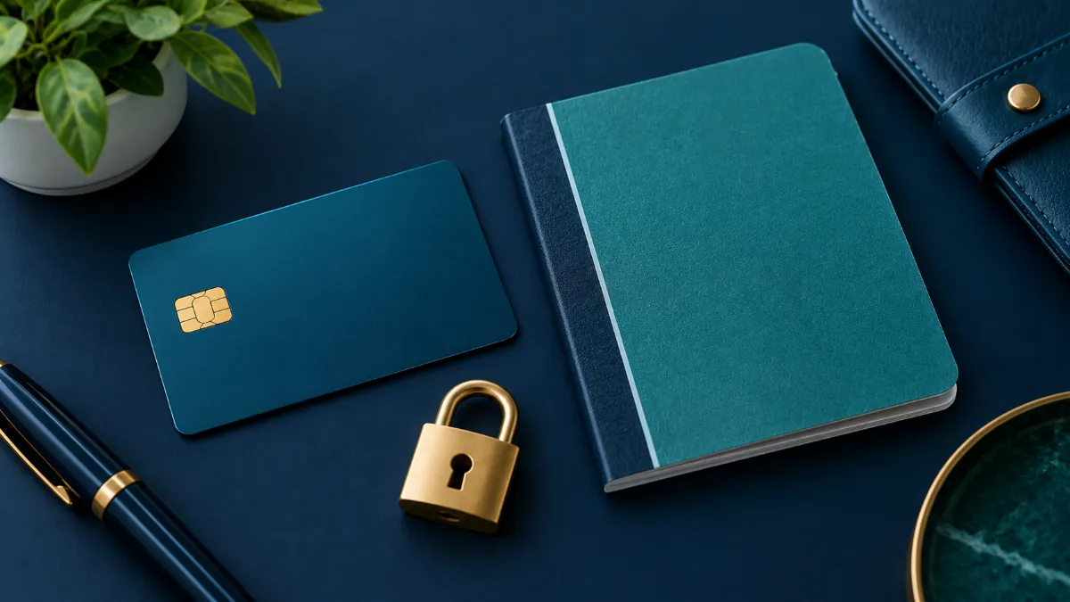A federally insured savings account statement and FDIC symbol for emergency fund safety.