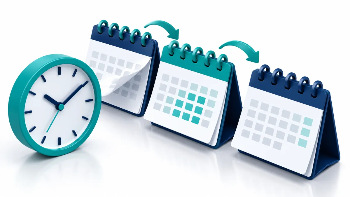 Digital calendar showing open enrollment deadlines 2026.