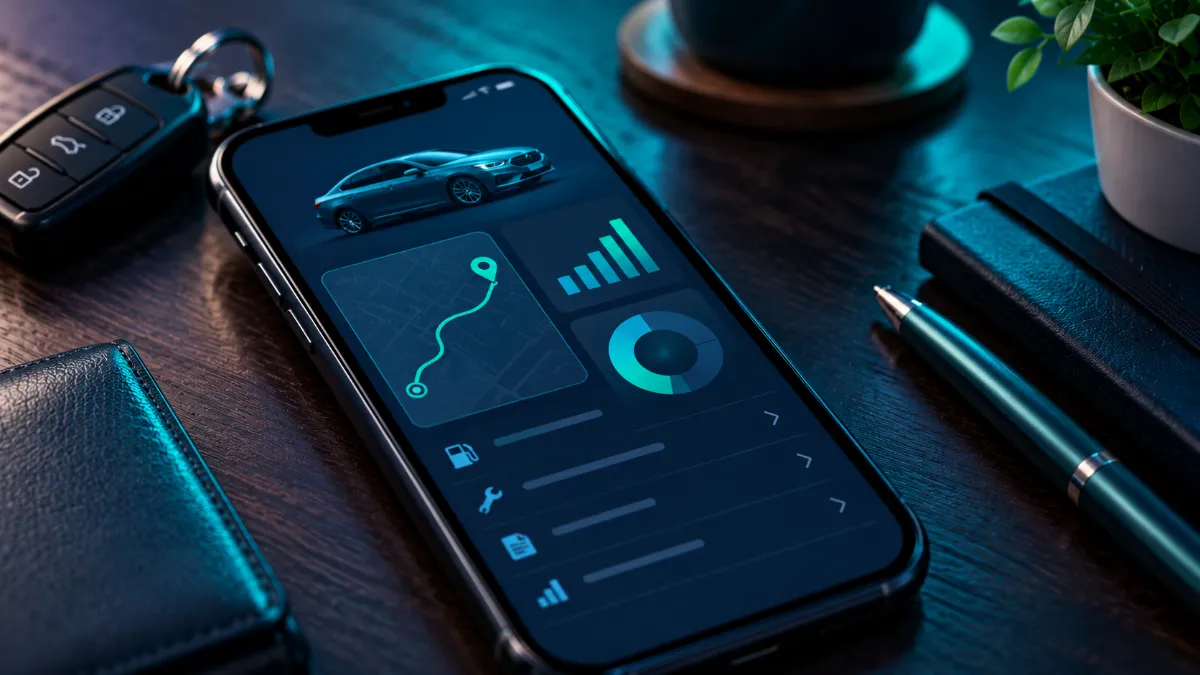 business-mileage Mobile app tracking independent contractor taxes and business mileage.