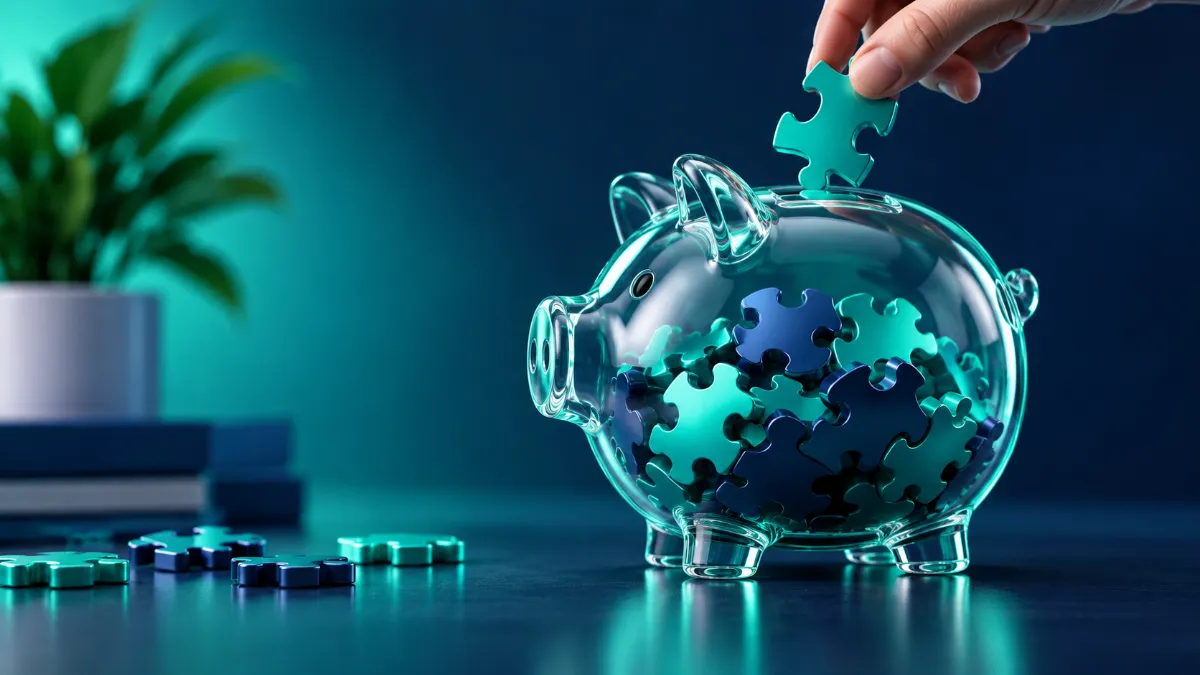 puzzle-pieces-into-piggy-bank Filling up unused 401k contribution room for retirement planning 2026.