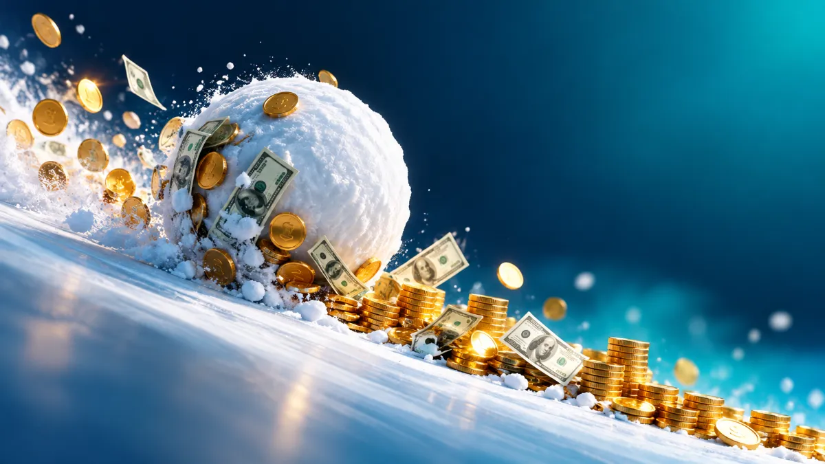 Snowball effect of rolling over a payday loan and accumulating fees.