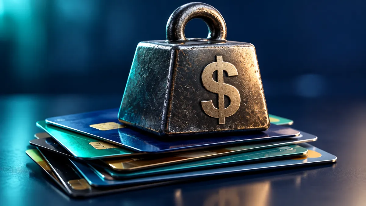 credit-card-balance Comparing a $20,000 balance to the average American credit card balance.